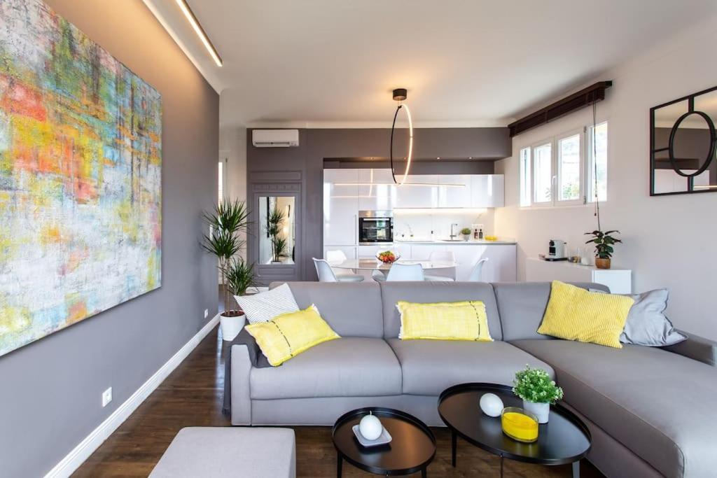 #24 Marie-Claire Suite Sea View/Balcony/Ac/5Min Port Villefranche-sur-Mer Esterno foto